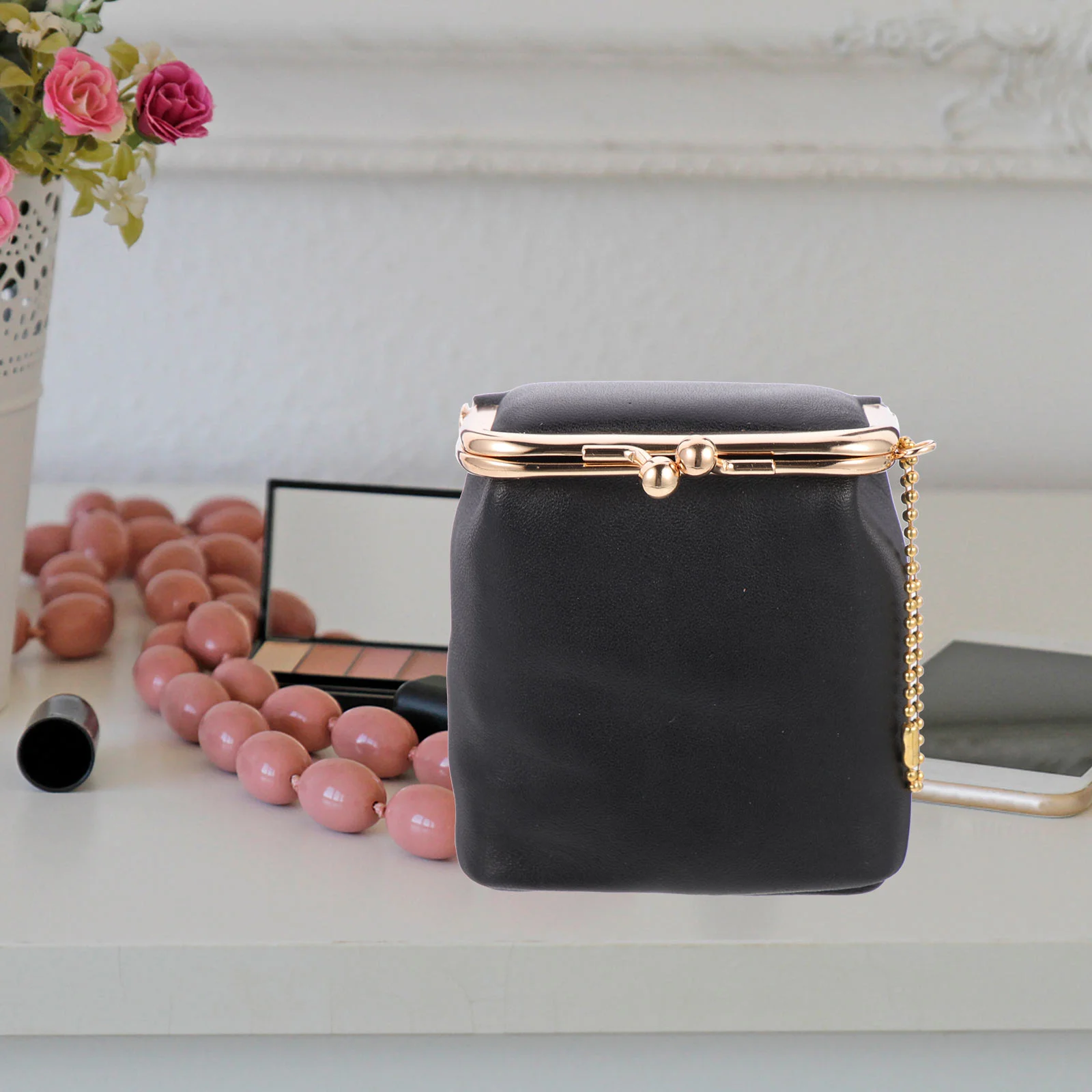 Квадратная коробка для губной помады мини-держатель элегантный органайзер