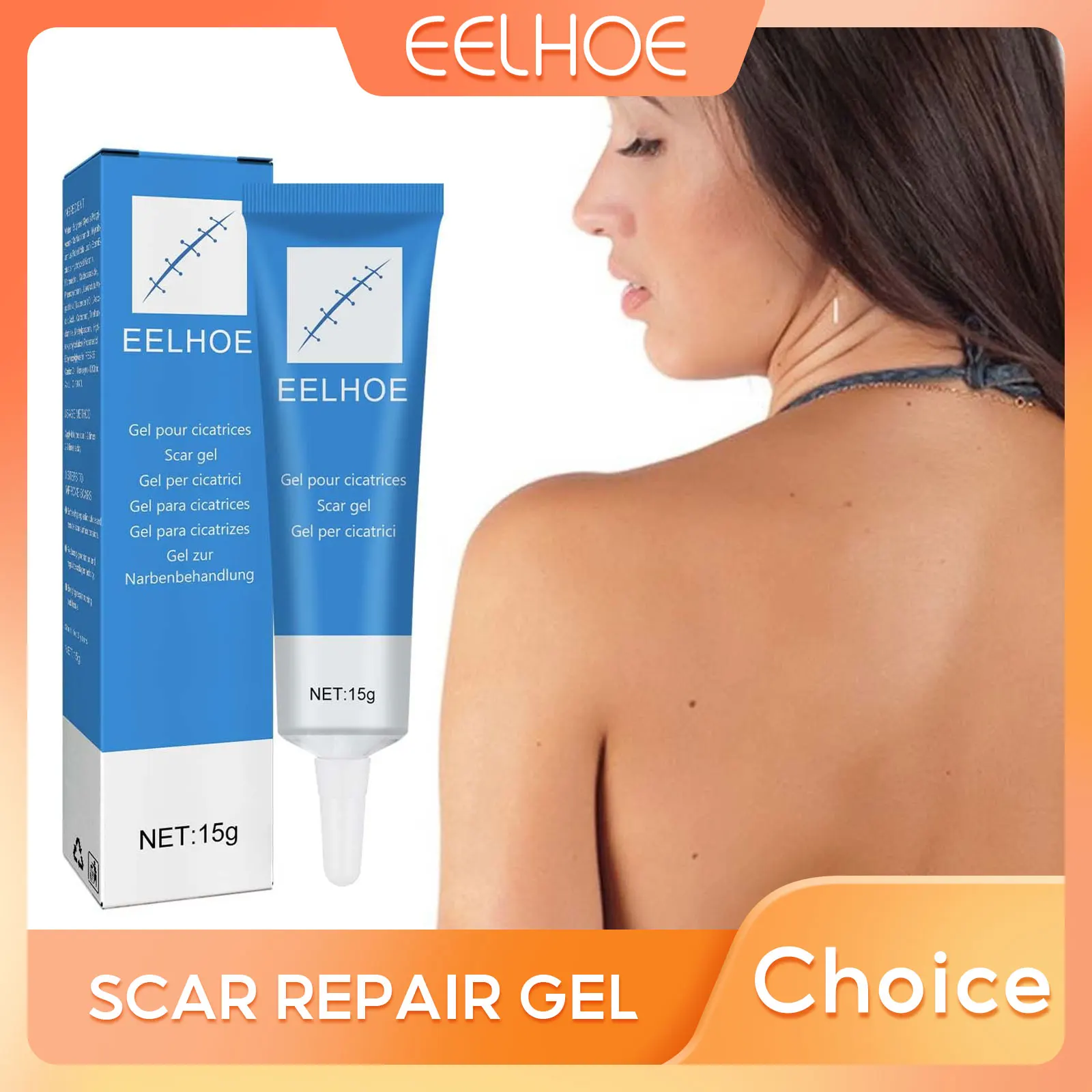 Гель для восстановления шрамов удаление растяжек и цицеrii выцветает ожогов