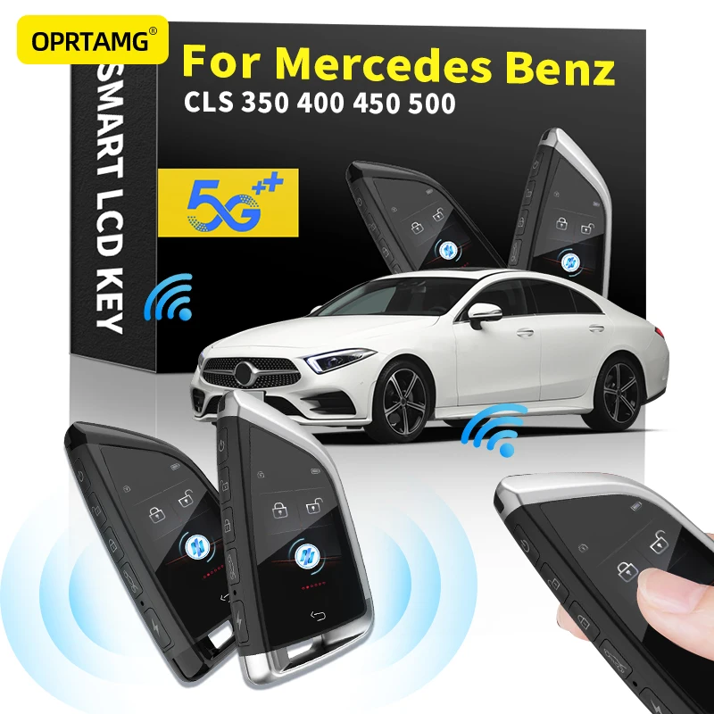 

Modified LCD screen smart car key key chain key shell For Mercedes Benz CLS 350 400 450 500 2000 2001-2018 2019 2020 2021 2022
