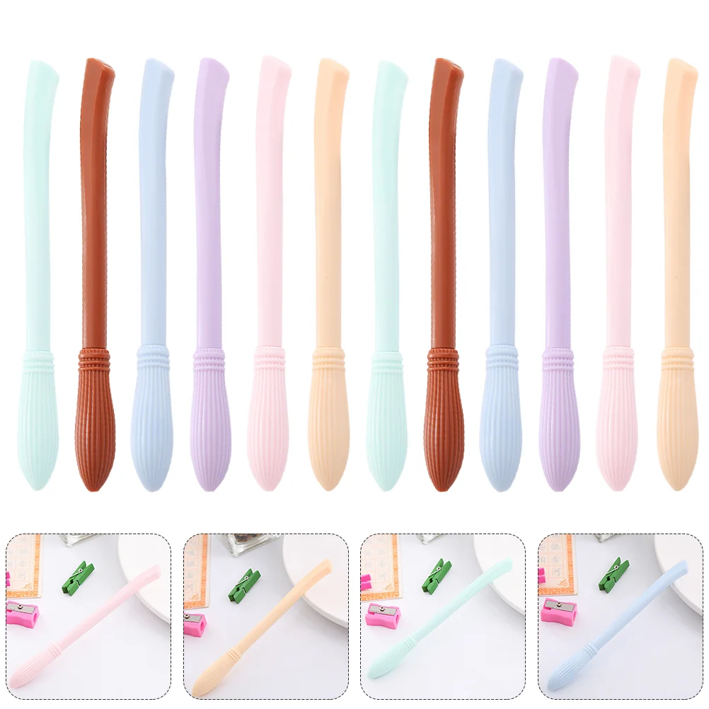 

12Pcs Delicate Creative Portable Convenient Practical Writing Pens School Ink Pens