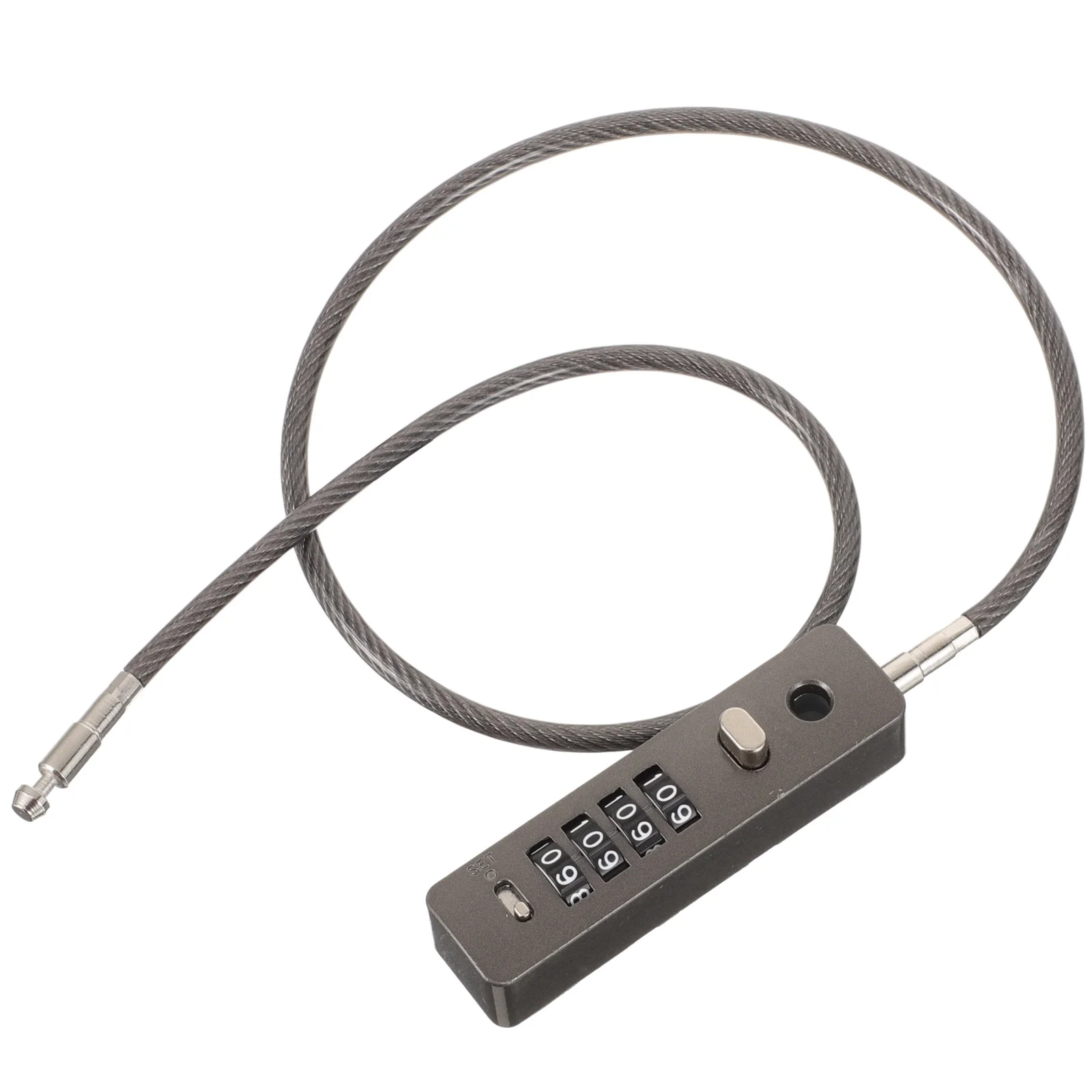 

Padlock Password Required Locking Cable Small Locks Bike Cables Ski Refrigerator Combination Wire Cord