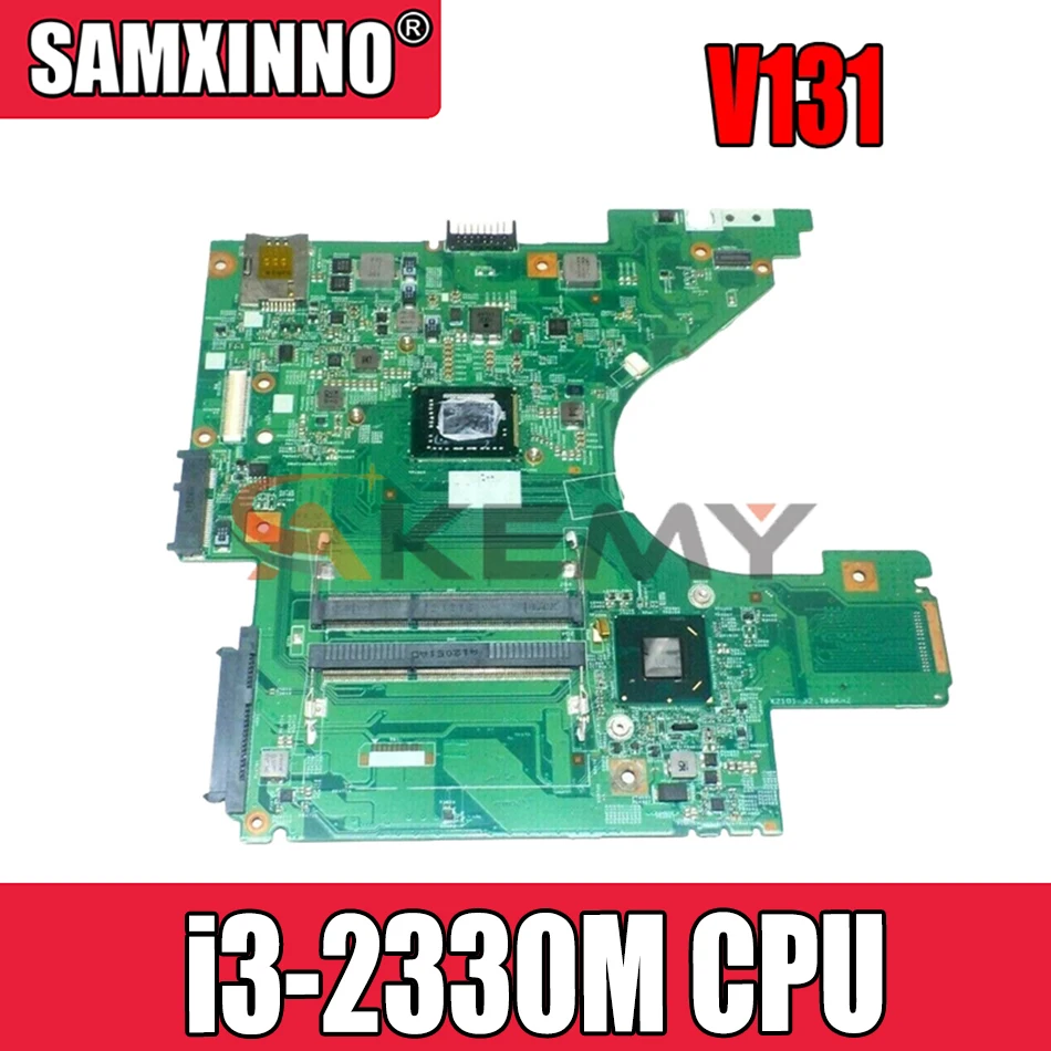 

Akemy CN-08K8D1 08K8D1 8K8D1 48.4IM02.011 laptop motherboard For dell Vostro V131 13.3" SR04L i3-2330M GMA HD 3000 Main board