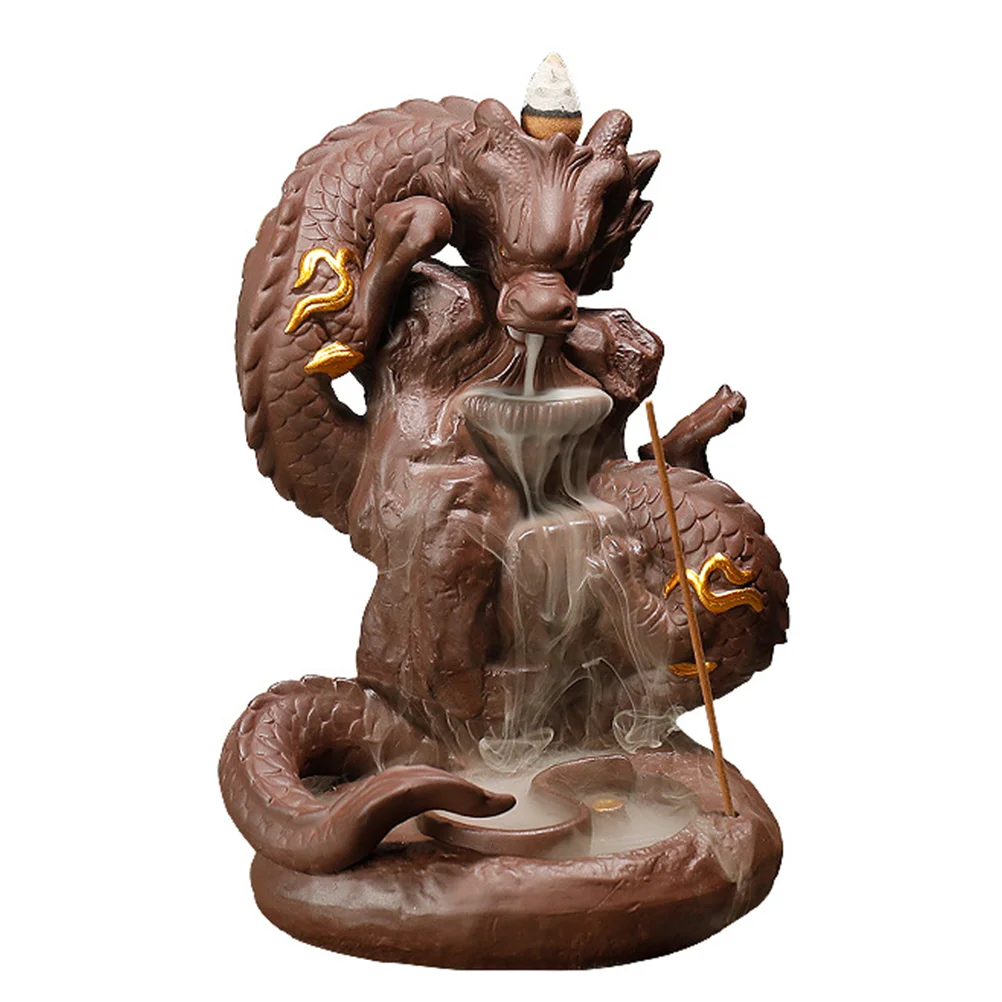 

Пурпурные пески Дракон обратный поток курильница конусная горелка долговечная курильница