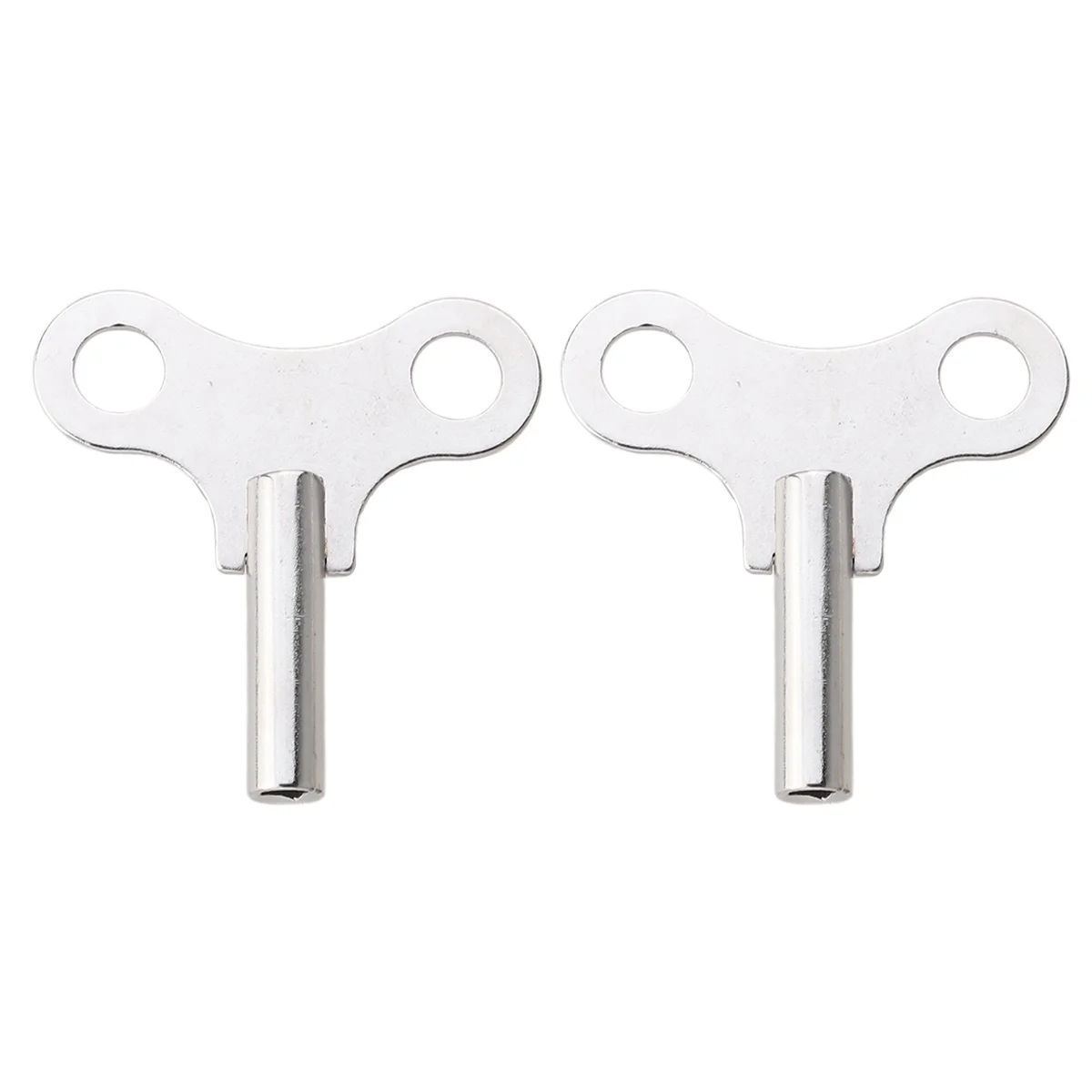 

2pcs Clock Winding Key Steel Clock Tool Clock Replacement Supplies for Clock Repair Accessories ( Silver, Common Pattern ) Wall
