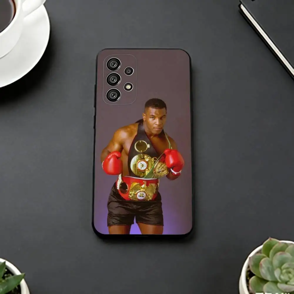 Фото Чехол для телефона «Король B-Boxing» Майк Тайсон для Samsung S25, S24, S21, S22, S23, S30, Ultra, S20, Plus, Fe, Lite, Note, 10, черный чехол №3