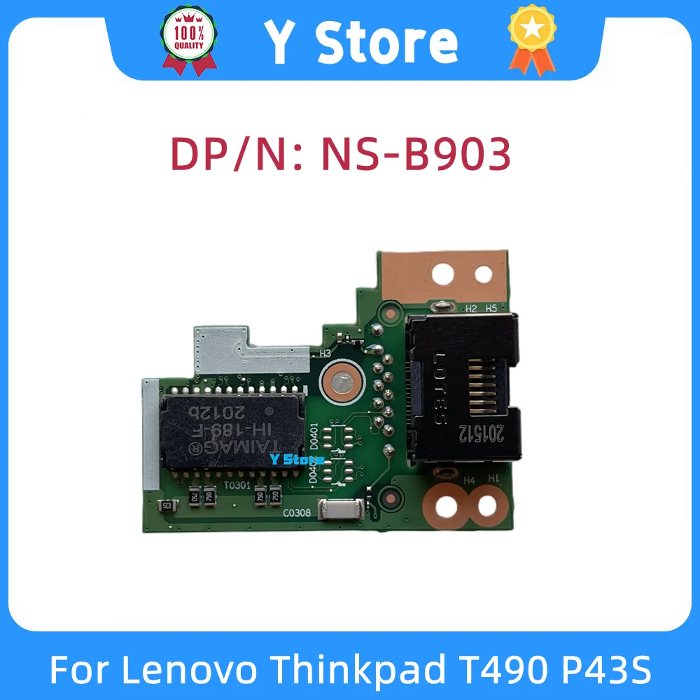 Y Store оригинал для Lenovo Thinkpad T490 P43S сетевая плата RJ45 02HK993 NS-B903 Быстрая доставка
