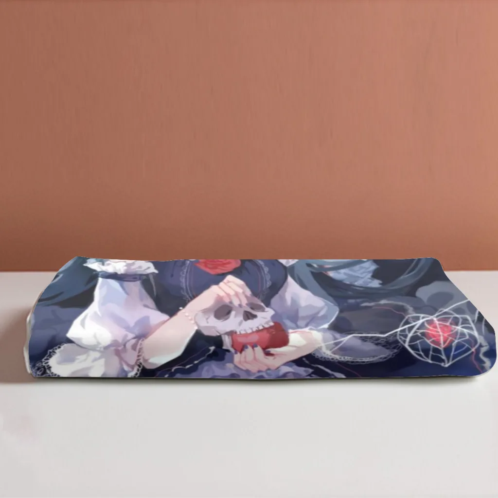 Kawaii аниме Хацунэ Мику милый набор простыней на заказ полный чехол одинарный