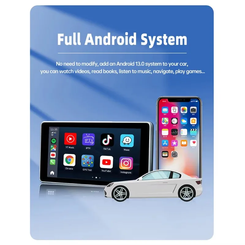 Mini Carplay Ai Box для Android 13 64 ГБ Беспроводная Androidn Автокарплейзеркало Link Media Car Play Box Carplay (art.: 3920d3d4bcae3) - 3920d3d4bcae3