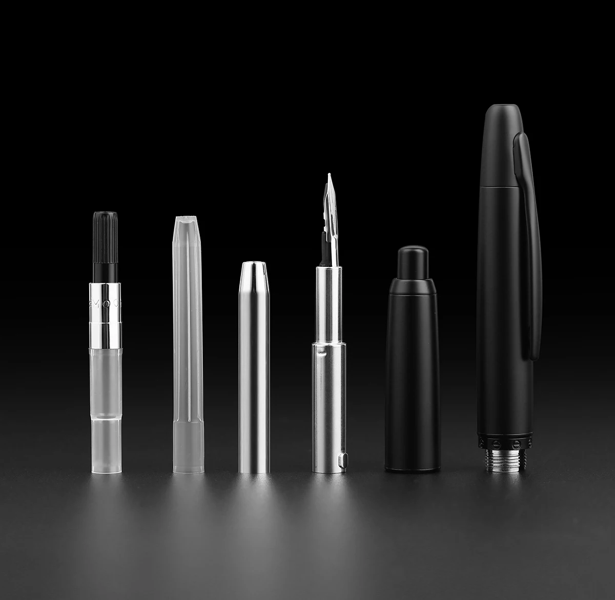 В наличии! Перьевая ручка MAJOHN A1 выдвижная металлическая 0 4 мм с зажимом/без зажима