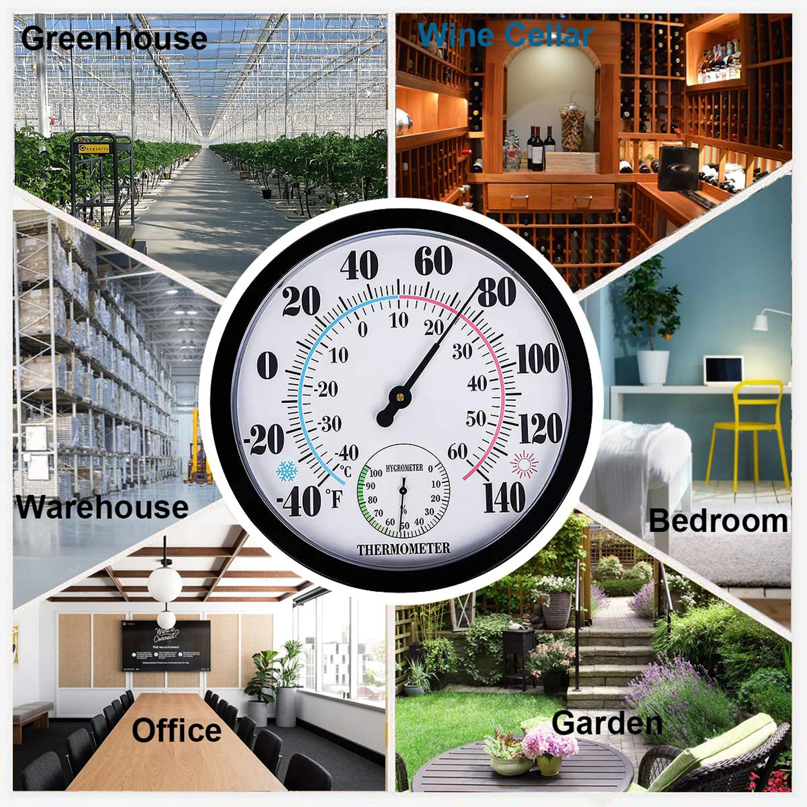 2 в 1 термометр-гигрометр