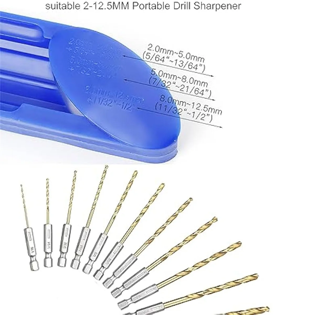 Портативная точилка для сверл с шлифовальным кругом заточное сверло инструмент