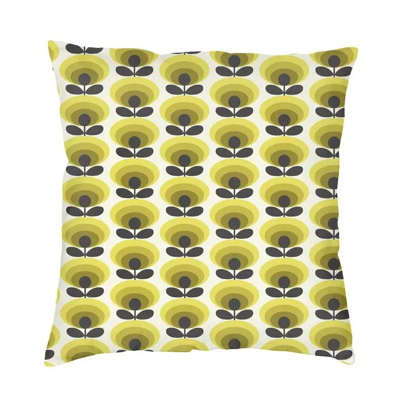 

Овальные цветочные наволочки Orla Kiely, украшение для гостиной, милые скандинавские геометрические уличные подушки, квадратная наволочка