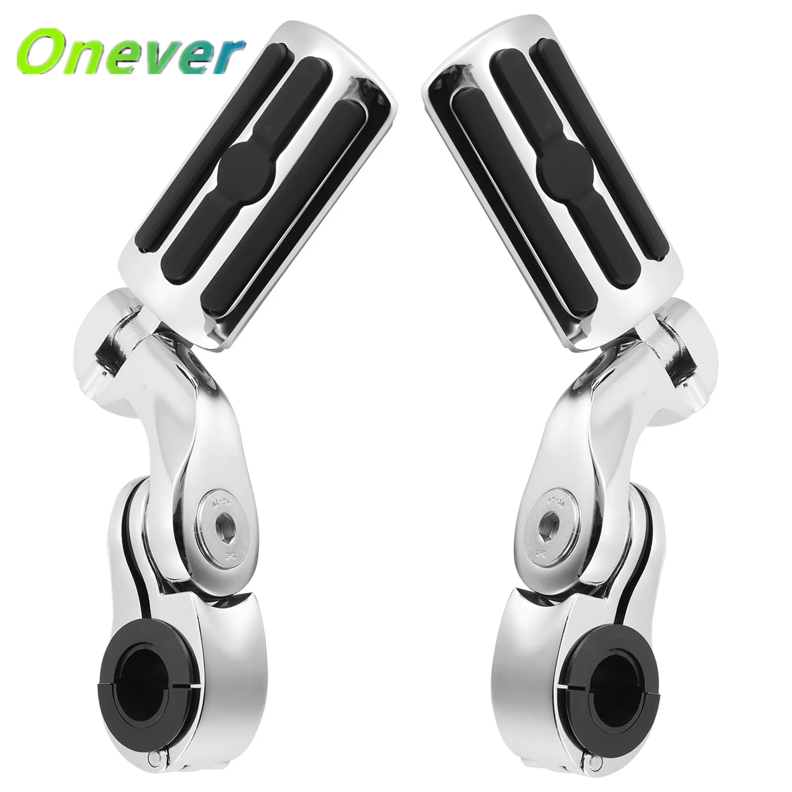 

Universal Short Highway Pegs Footpegs Foot Rest Mount Clamp Kit Adjustable Highway Bar Firm Motorcycle Pedal Bracket Accessories