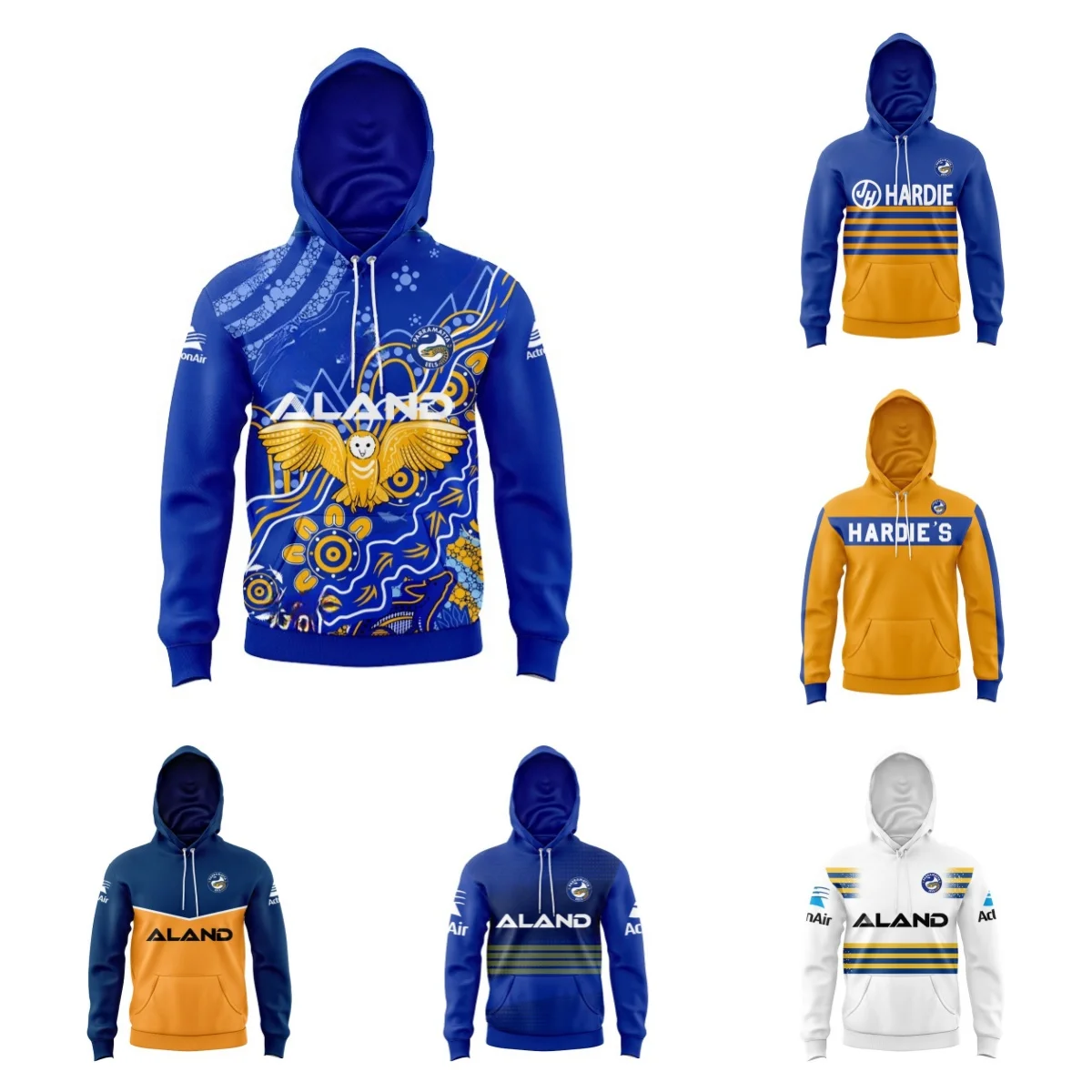 Детская толстовка с капюшоном Parramatta Eels 2024 мужская Трикотажная футболка для