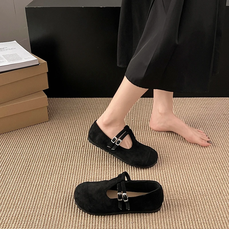 2025 дизайнерские женские туфли Мэри Джейн на плоской подошве модные брендовые