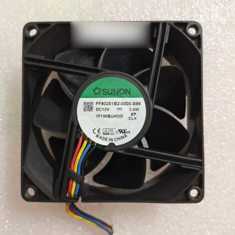Фото Новый вентилятор охлаждения SUNON PF80251B2-0000-S99 DC12V 3.4W 4-проводной # QW №1