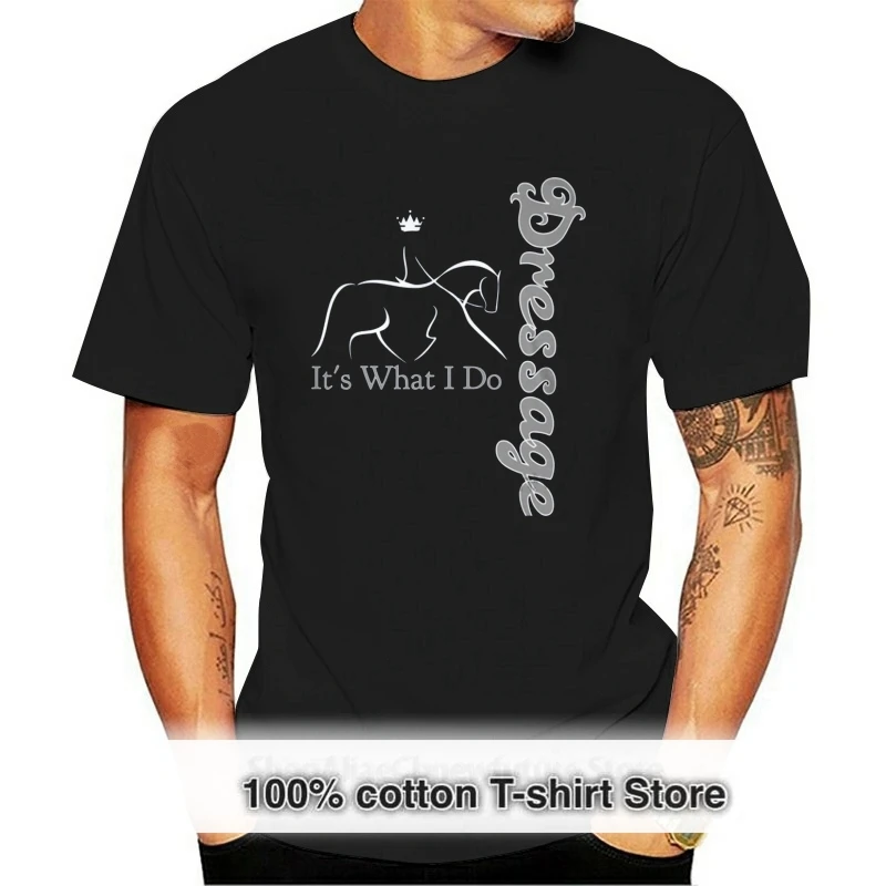 

Мужская футболка для Выездки-это то, что я делаю, женская и Мужская футболка