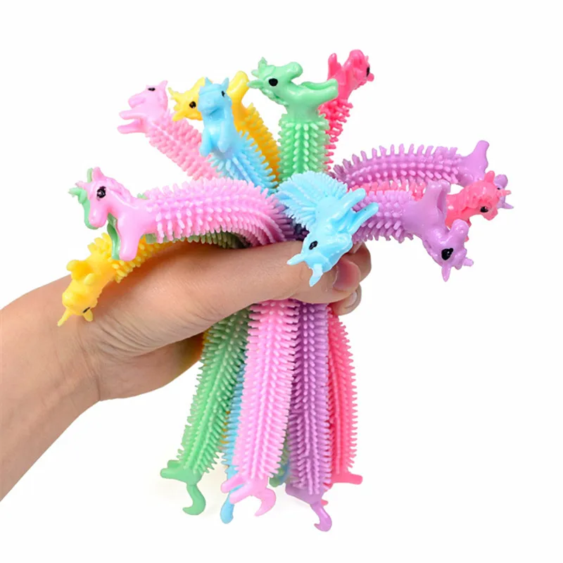 

Silicone World Worm Noodle Stretch String TPR Rope Anti Stress Toys String Fidget Autism Vent Toys Decompression Toys Vent Toys
