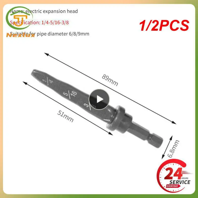 

1/2PCS Hexagonal Handle Tube Expander1/2 1/4 3/4 5/8 3/8 Inch Air Conditioner Conditioning Swaging Spin Flaring Tool Set