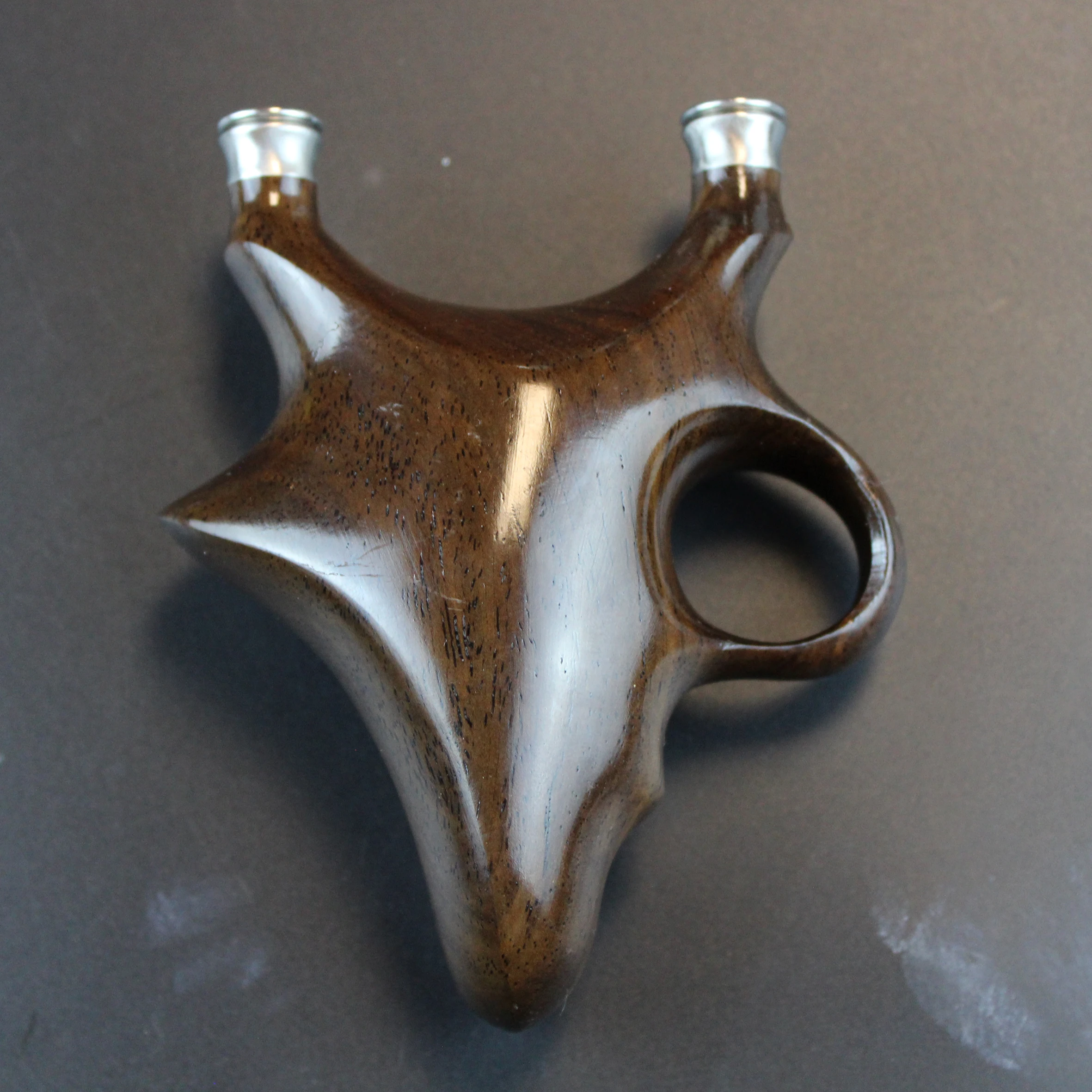 

Ebony Slingshoot Hunting Nature Launchers Hand Carved Sling Shot Slingshots Target Catapult Newest Design
