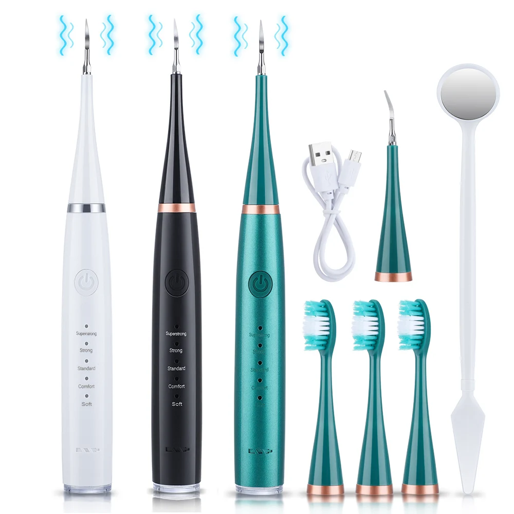 

Electric Tooth Scaler Remove Tartar Tartar Plaque Cleaner Teeth Whitening Kit Tooth Cleaner Oral Hygiene Care USB Charging
