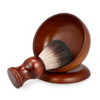 wooden men shaving bowl durable shaving cream soap bowl useful shaving bowl for home bathroom without brush