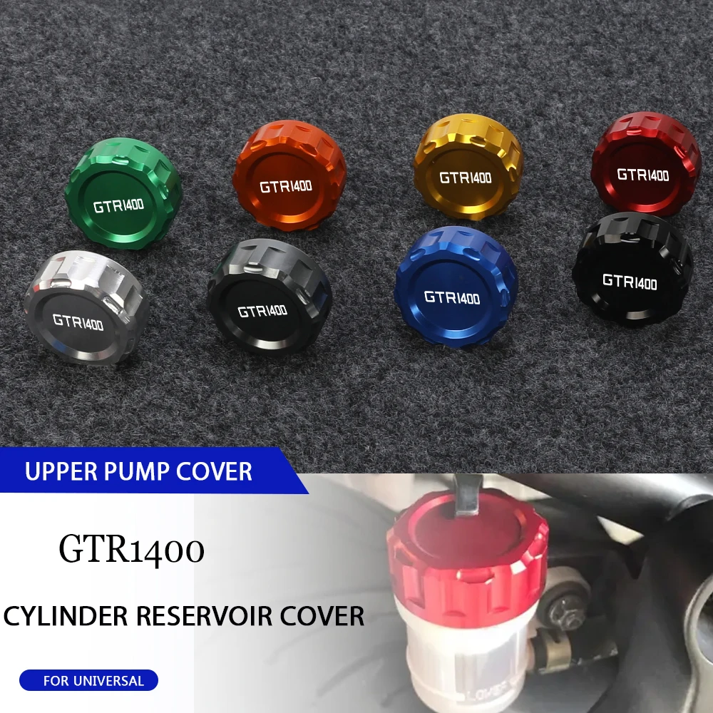 

For KAWASAKI GTR1400 GTR 1400 2012-2020 2014 2015 2016 Motorcycle Accessories Rear Brake Fluid Cylinder Reservoir Pump Cover Cap
