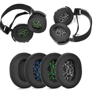 2Pcs For SteelSeries Arctis 1 3 5 7 9 Gaming Headset Foam Earpads Ear Pads Sponge Cushion Replacement Elastic Earmuffs Accessori