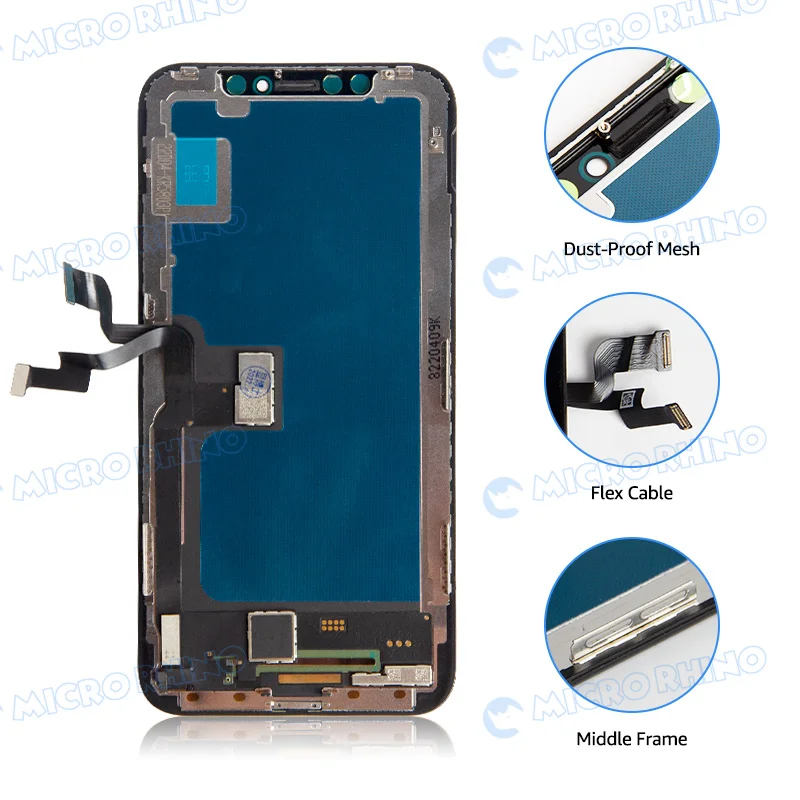 AAA +++ ЖК-дисплей для iPhone 11 Pro XR XS X MAX дисплей с 3D сенсорным экраном дигитайзер в