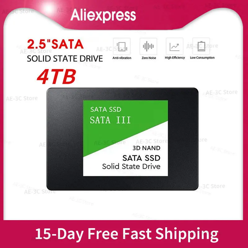 

SSD Drive HDD 2.5 Hard Disk SSD 2TB 1TB 500GB HD SATA Disk Internal Hard Drive for Laptop Computer