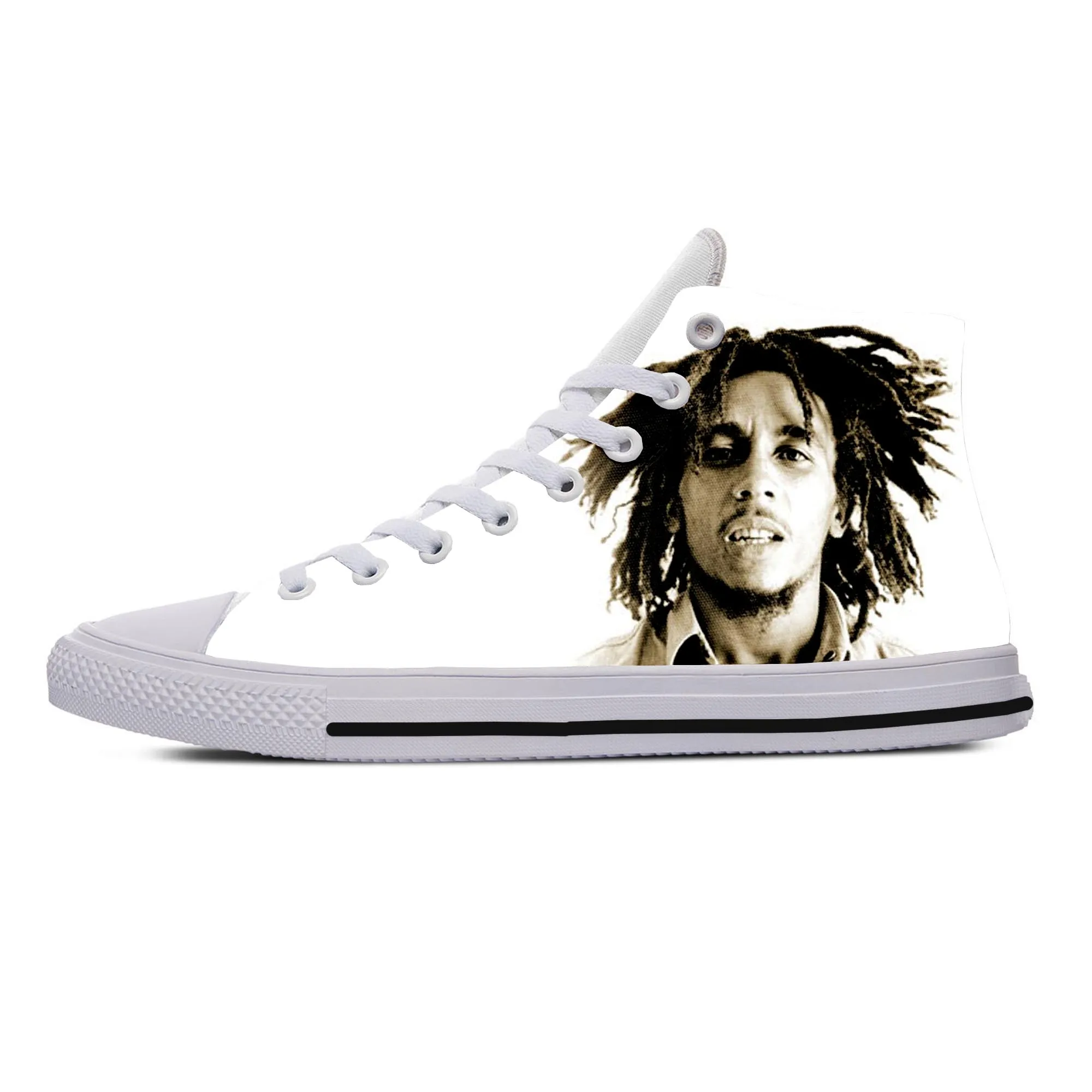 

Модные высокие кроссовки Bob Marley, летняя высококачественная повседневная обувь для мужчин и женщин, Классические высокие кроссовки для скейтборда