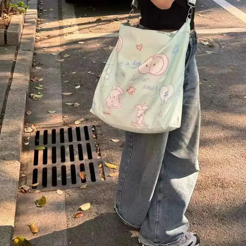 MBTI большая вместительная женская сумка на плечо модная корейская эстетичная