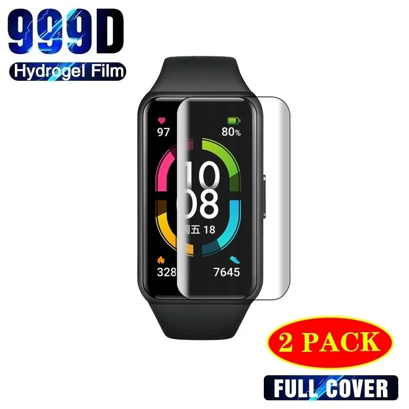 2 шт. Гидрогелевая Защитная пленка для Honor Band 6 5 4 (не стекло) Huawei Pro Talkband B6 B5 B3 экрана