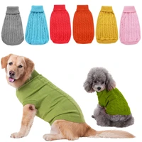 dogs clothing sweater autumn winter chihuahua pets clothes for small dogs solid candy color dog clothes pets ropa para perros