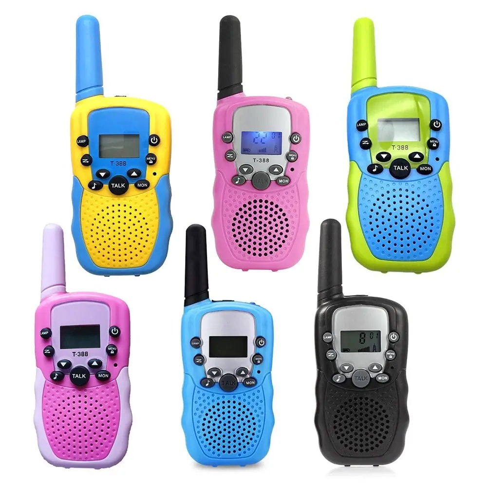 

Electronic Intercom Toy Kids Gift Outdoor Radio Toy Walkie Talkies with Backlit LCD Flashlight Long Range Walky Talky