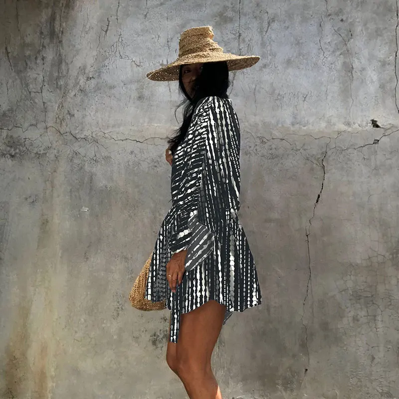 Женская летняя накидка богемные платья пляжные для женщин новинка 2022 Пляжное