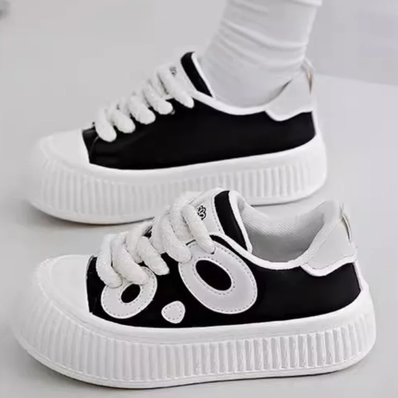 

Женские кроссовки на шнуровке, универсальные кроссовки со шнуровкой, на толстой подошве