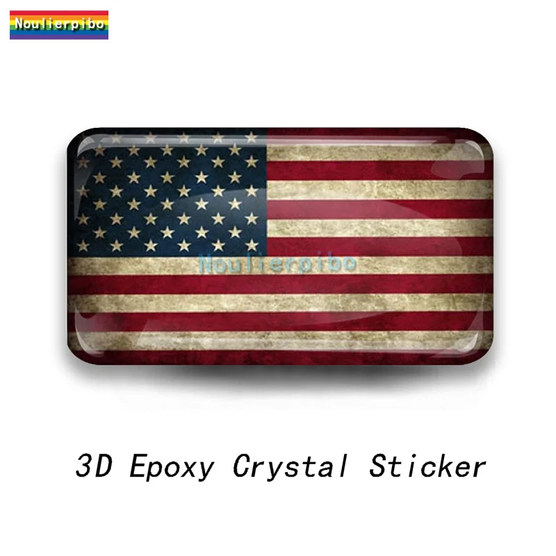 3D стерео эпоксидная наклейка на купол автомобиля американский флаг карта Орел автомобильный бампер окно мотоциклетный шлем сотовый телефон виниловая наклейка для ноутбука