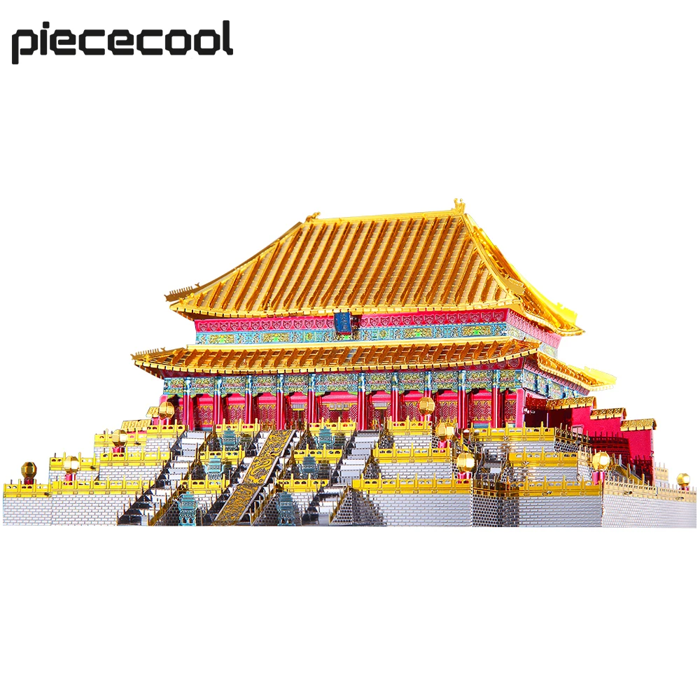 Набор для сборки модели Piececool Hall of Supreme Harmony 3D пазл металлическая креативная