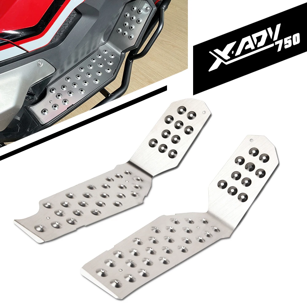 

2022 XADV750 For HONDA X ADV X-ADV 750 2017-2021 2020 2019 2018 Motorcycle XADV 750 Foot Plate Footrest FootBoard Cover Mat Pad
