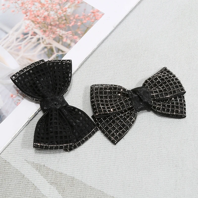 Bow Metal Decorative Shoes Floral Handmade DIY Self-adhesive Women's Shoes Rhinestone High Heel Buckle Single Shoe Accessories