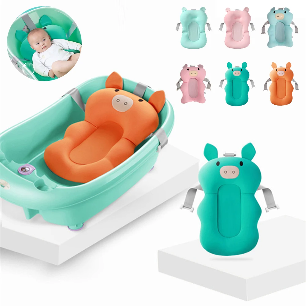 

Comfort Body Cushion Shower Newborn Foldable Bathtub Pillow Baby Bath Seat Bathtub Mat Baby Bath Tub Pad