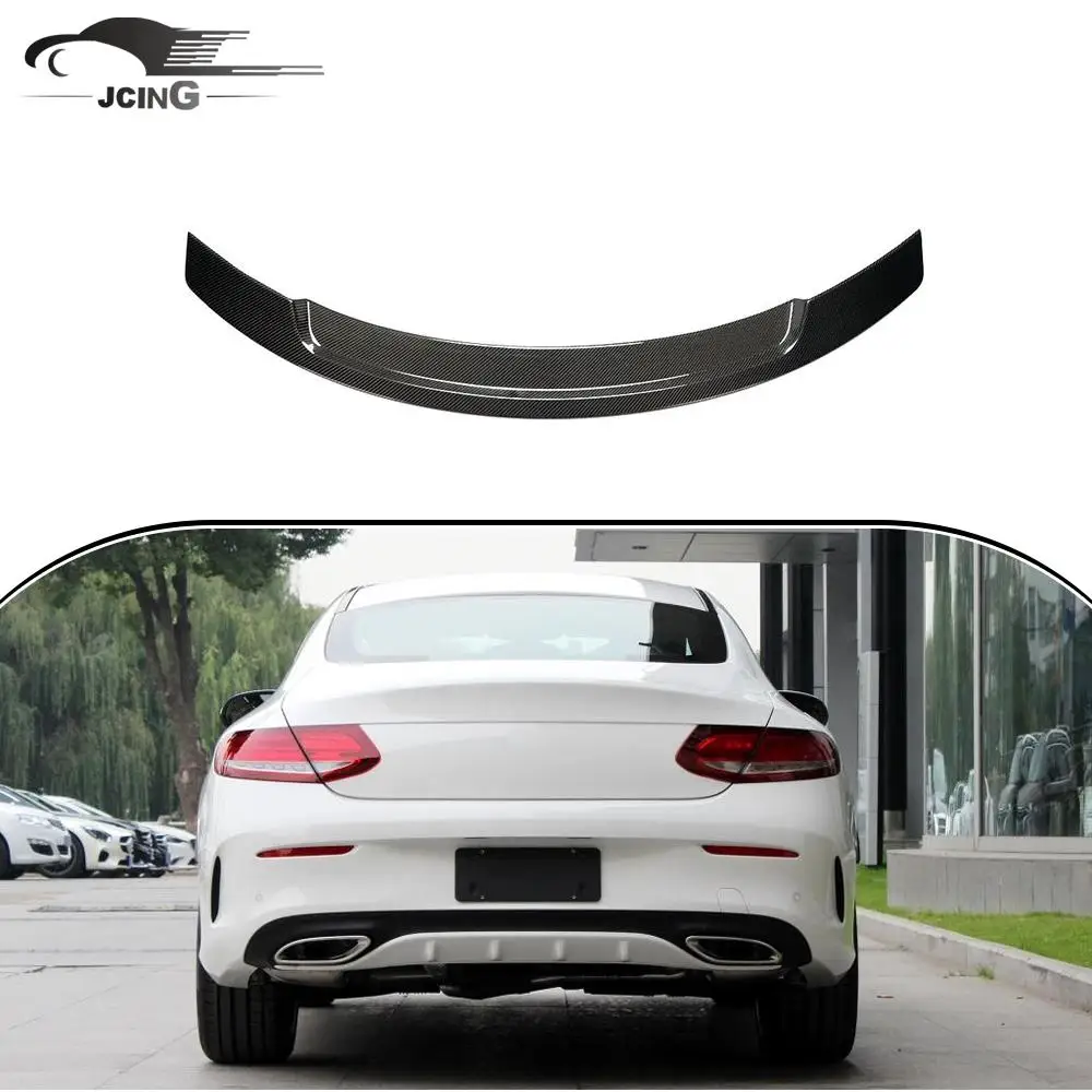 

Carbon Fiber C205 Rear Wing Spoiler for Mercedes Benz C Class C205 C43 C63 C180 C200 C250 C300 Coupe 2015 - 2019