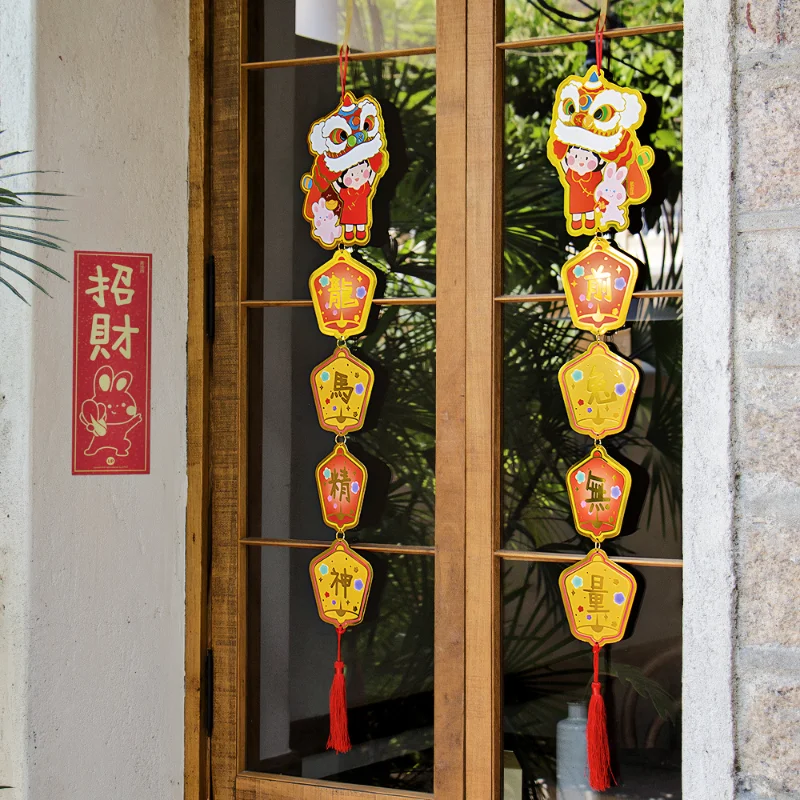 

2023 Year Of Rabbit Chinese New Year Decoration for New Year Home Office Car Trees Spring Festival New Year Decorations