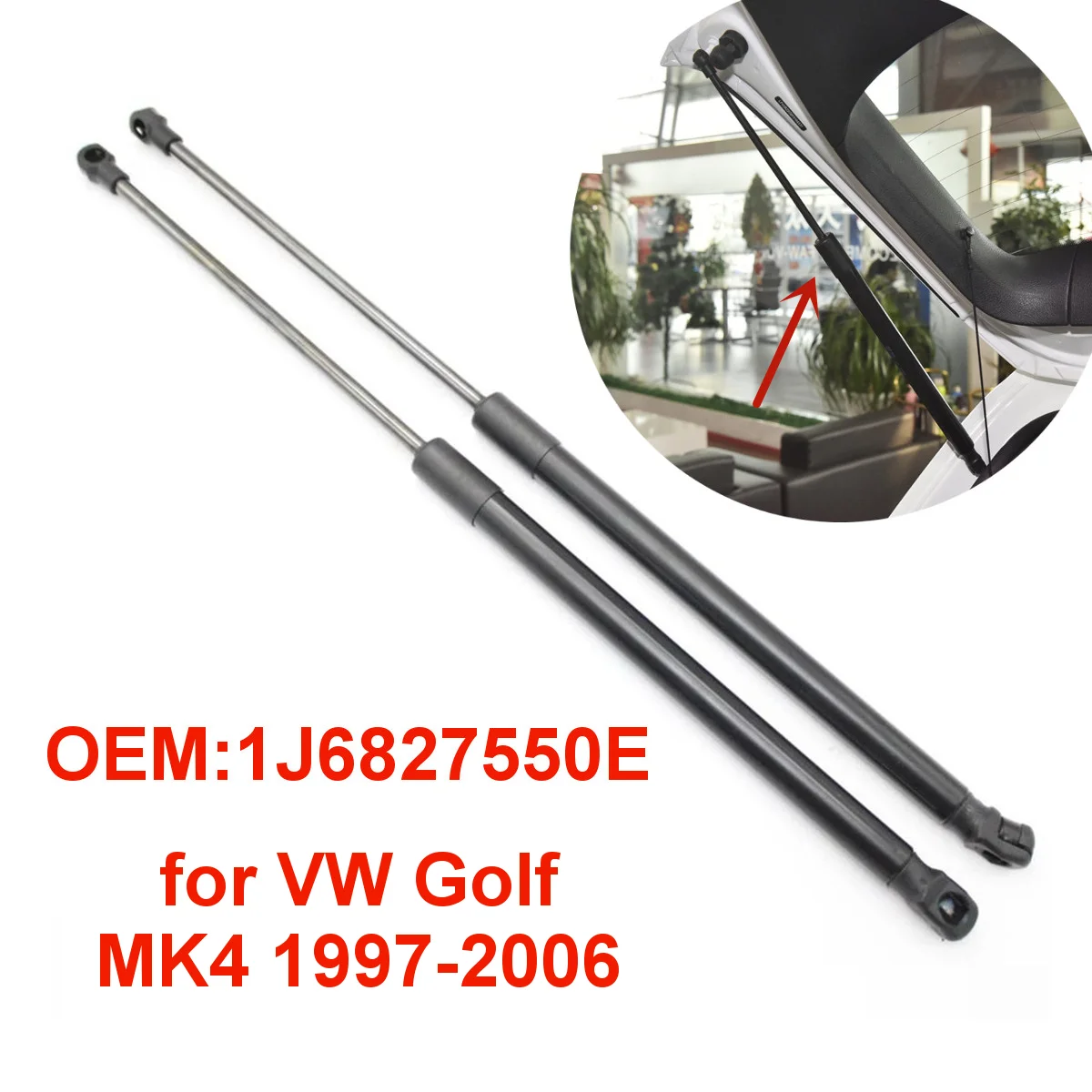 

Car Rear Trunk Tail Lift Supports Gas Strut Rod Arm Shocks Bars Damper Replace for VW Golf MK4 1997-2006