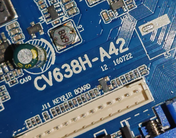 Материнская плата для ТВ CV638H-A42, три в одном, с Wi-Fi и поддержкой 4K, для 54-58В 660мА (art.: 3920d812bb803) - 3920d812bb803
