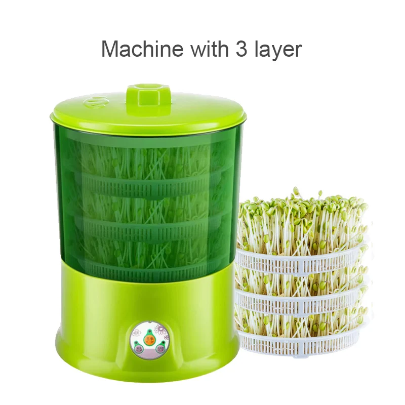 

JIQI Автоматический проращиватель овощей 2/3 слоя