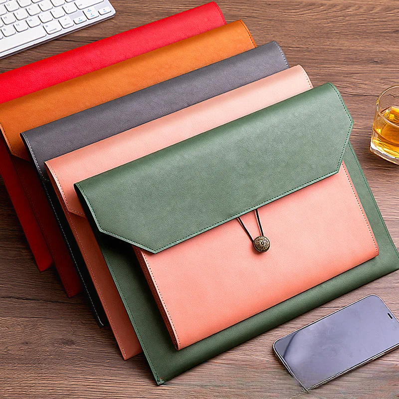 Кожаная Сумка для документов A4 бумажный файловый пакет папка информации деловой