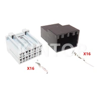 1 set 16 pins car male female docking connector automobile unsealed plug auto wire cable socket 179054 6 35563 1615 179054 1