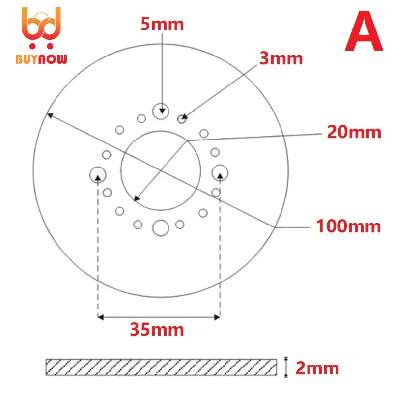 Декоративная пластина из нержавеющей стали. Диаметр: внутреннее отверстие 100 мм.